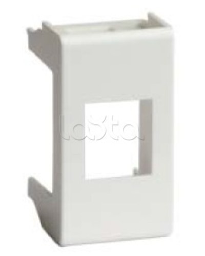 Адаптер для информационных разъемов SIEMON, белый, 1мод. DKC 76608B в Мытищах Аксессуары для стоек и шкафов Pintop.ru