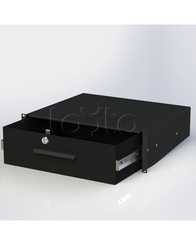 Ящик выдвижной с ключом RAL9005 DKC R5ITCPD2HEB в Мытищах Крепежные изделия Pintop.ru