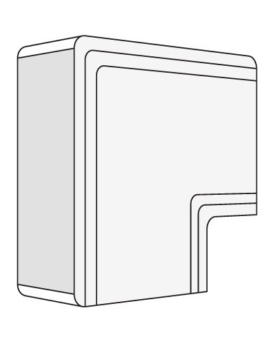 Угол плоский NPAN 60x40 мм DKC 01739 в Мытищах Аксессуары для кабель-канала Pintop.ru