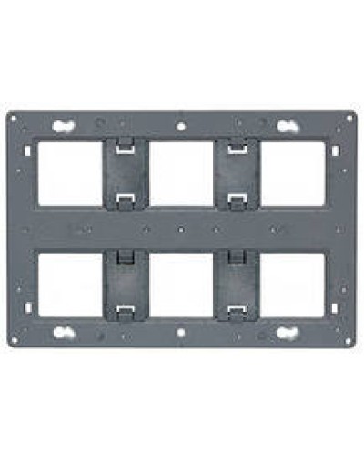 Суппорт Mosaic на 2x6, 2x8 или 2x3x2 модулей LEGRAND 080266 в Мытищах Аксессуары для кабель-канала Pintop.ru