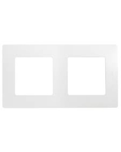 Рамка 2 поста Etika белый Legrand 672502 в Мытищах Аксессуары для кабель-канала Pintop.ru