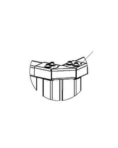 Накладка верхняя PERCo-RF01 0-04 в Мытищах Дополнительное оборудование для СКУД Pintop.ru